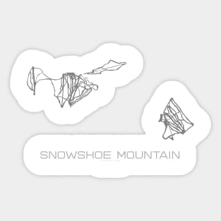 Snowshoe Mountain Resort 3D Sticker